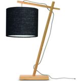 Tafellamp Andes - Bamboe/Zwart - 30x18x46cm