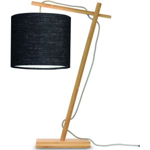 Tafellamp Andes - Bamboe/Zwart - 30x18x46cm