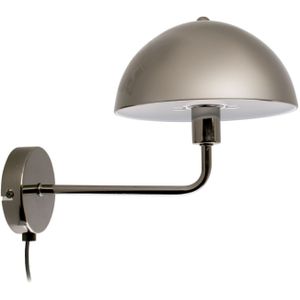 Wandlamp Bonnet - Metaal Smokey Grijs - Ø20x18cm