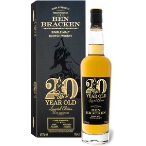 Ben Bracken Single Malt Scotch Whisky Limited Edition Cask Strength 20 Jahre mit Geschenkbox 51.1% Vol