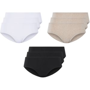 esmara® Damen Hipster, 3 Stück, hoher Baumwollanteil