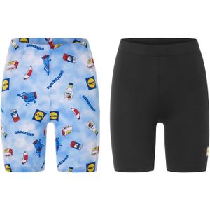 Lidl Damen Radler-Leggings, normale Leibhöhe