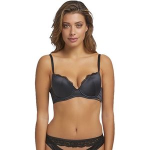 Sapph Aaliyah Push Up Balcony BH - Zwart