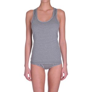 Diesel Top Odetty Canotta Grijs Gestreept