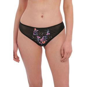 Fantasie Aurelia Bloemen String - Zwart