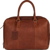 Burkely Leren Laptoptas Worker 15.6 inch Antique Avery Cognac