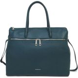 Laptoptas Gigi Fratelli Dames Leren Laptoptas 17 inch Romance Business ROM8007 Groenblauw