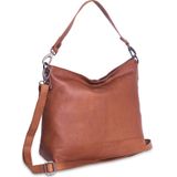 Chesterfield Dames Leren Schoudertas Amelia Cognac