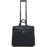 Trolley Gigi Fratelli Dames Leren Laptop Trolley 15.6 inch Romance Business ROM8015 Blauw