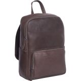 Chesterfield Leren Rugtas Ari Bruin 15 inch