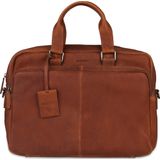 Burkely Leren Laptoptas Workbag 15.6 inch Antique Avery Cognac