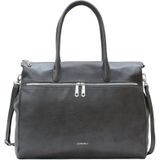Laptoptas Gigi Fratelli Dames Leren Laptoptas 17 inch Romance Business ROM8007 Smoke