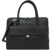 Laptoptas Gigi Fratelli Dames Leren Laptoptas 13.3 inch Romance Business ROM8013 Zwart