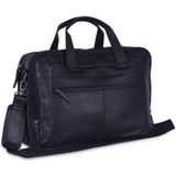 Chesterfield Heren Laptoptas 17 inch Ryan Zwart
