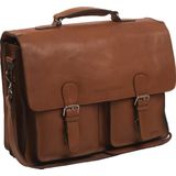 Chesterfield Leren Laptoptas Aktetas 15.6 inch Idaho Cognac