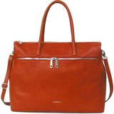 Laptoptas Gigi Fratelli Dames Leren Laptoptas 17 inch Romance Business ROM8007 Oranje