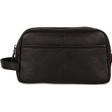 Burkely Leren Toilettas Antique Avery Zwart