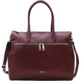 Laptoptas Gigi Fratelli Dames Leren Laptoptas 15 inch Romance Business ROM8006 Rubino