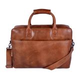DSTRCT Fletcher Street Business Laptop Bag Cognac 15-17 inch