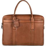 Burkely Leren Laptoptas 15.6 inch Suburb Seth Cognac