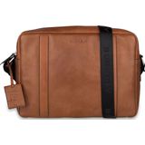Burkely Leren Laptoptas Messenger 14 inch Suburb Seth Cognac