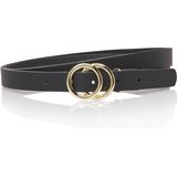 Take-It 2020 Dames Leren Fashion Riem 95/2 cm Zwart