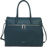 Laptoptas Gigi Fratelli Dames Leren Laptoptas 15 inch Romance Business ROM8006 Teal Groenblauw