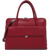 Laptoptas Gigi Fratelli Dames Leren Laptoptas 13.3 inch Romance Business ROM8013 Rood