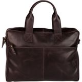 Burkely Leren Laptoptas 15.6 inch Fundamentals Vintage River Worker Bruin