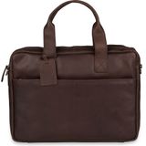 Laptoptas Burkely Jesse Vintage Shoulderbag Dark Brown 13 inch
