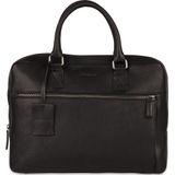 Burkely Leren Laptoptas 13.3 inch Antique Avery Zwart