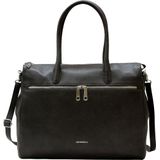 Laptoptas Gigi Fratelli Dames Leren Laptoptas 15 inch Romance Business ROM8006 Zwart