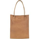 Laptoptas DSTRCT Leren Shopper 12 inch River Side Cognac