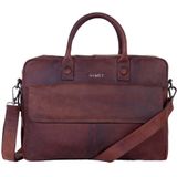 DSTRCT Wall Street Business Laptop Bag Brown 15-17 inch