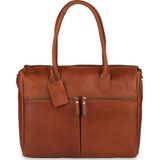 Burkely Valerie Vintage Business Schoudertas Cognac 16 inch