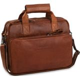 Chesterfield Leren Fietstas Laptoptas 15.6 inch Geneva Cognac