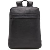 Laptop rugzak Castelijn & Beerens Leren Laptop Rugzak 15.6 inch RFID Onyx Bravo Zwart
