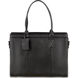 Burkely Leren Laptoptas Handbag 14 inch Suburb Seth Zwart
