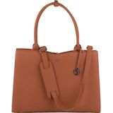 SOCHA Dames Laptoptas 15.6 inch Straight Line Cognac