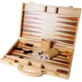 Buffalo backgammon ingelegd hout