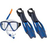 Beco Porto DX 3.0 Snorkel Set And Fins - Blue