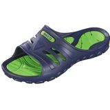 BECO slippers Donkerblauw/groen