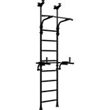 Idealfit Wandrek met Dipstation en Pull Up Bar Zwart