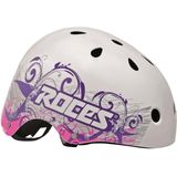 Roces Tattoo Aggressive Helmet - Mat White / Violet