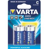 Batterij VARTA Longlife Alkaline LR14 C Blauw