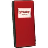 Sportief Boxing Gear Trap/stootkussen Rood , Zwart 60 x 30 x 15 cm