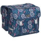 New Looxs Dubbele fietstas Fiori Zarah blue