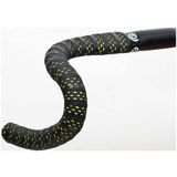 Bikeribbon Stuurlint PU Color perforated Zwart - Geel