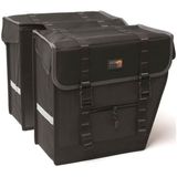 New Looxs dubbele fietstas 100 Maxi zw/grs - 42 liter