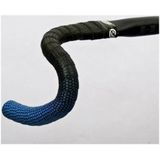 Bikeribbon Stuurlint Silicon Hexagon 2tone Zwart - Blauw